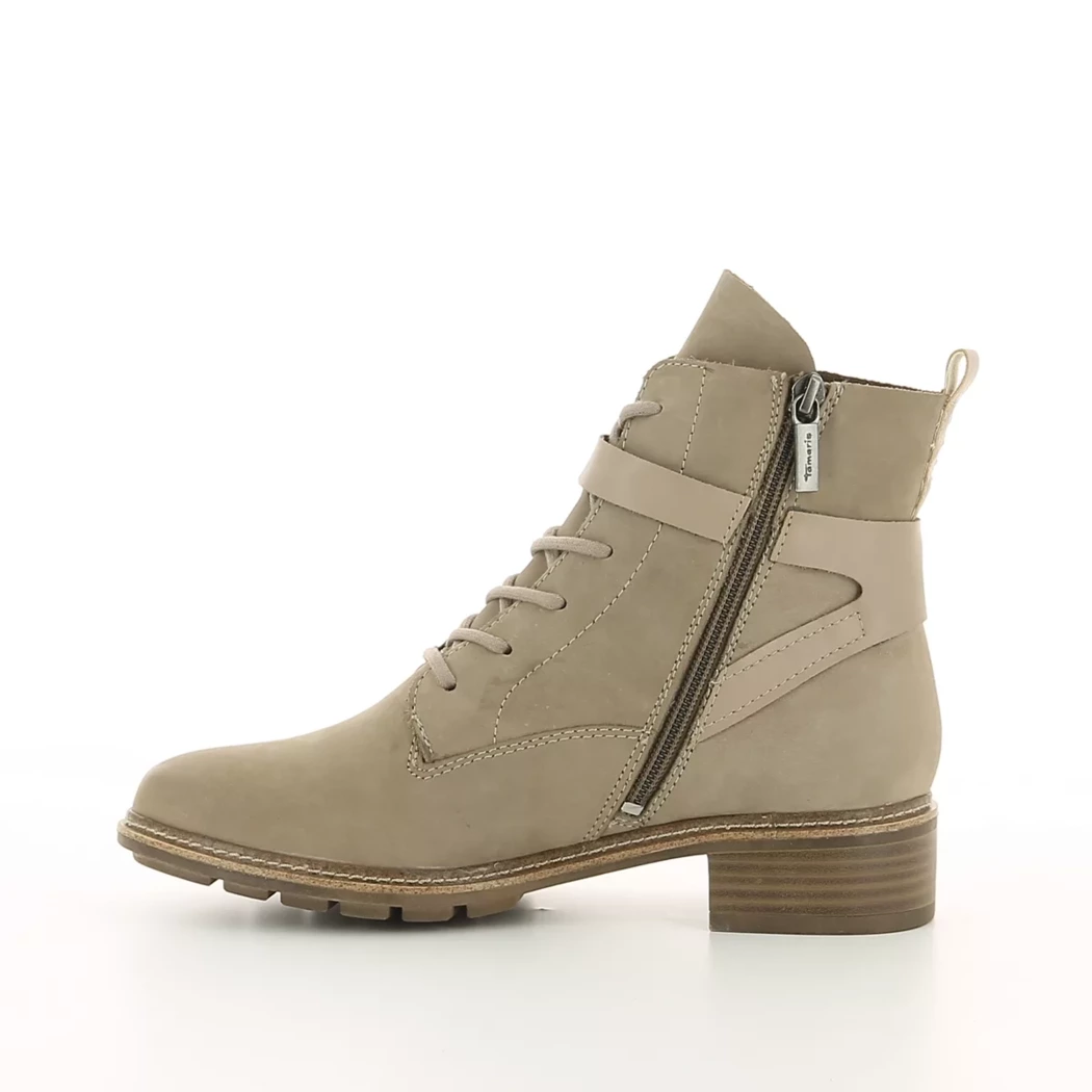 Image (4) de la chaussures Tamaris - Bottines Taupe en Cuir nubuck