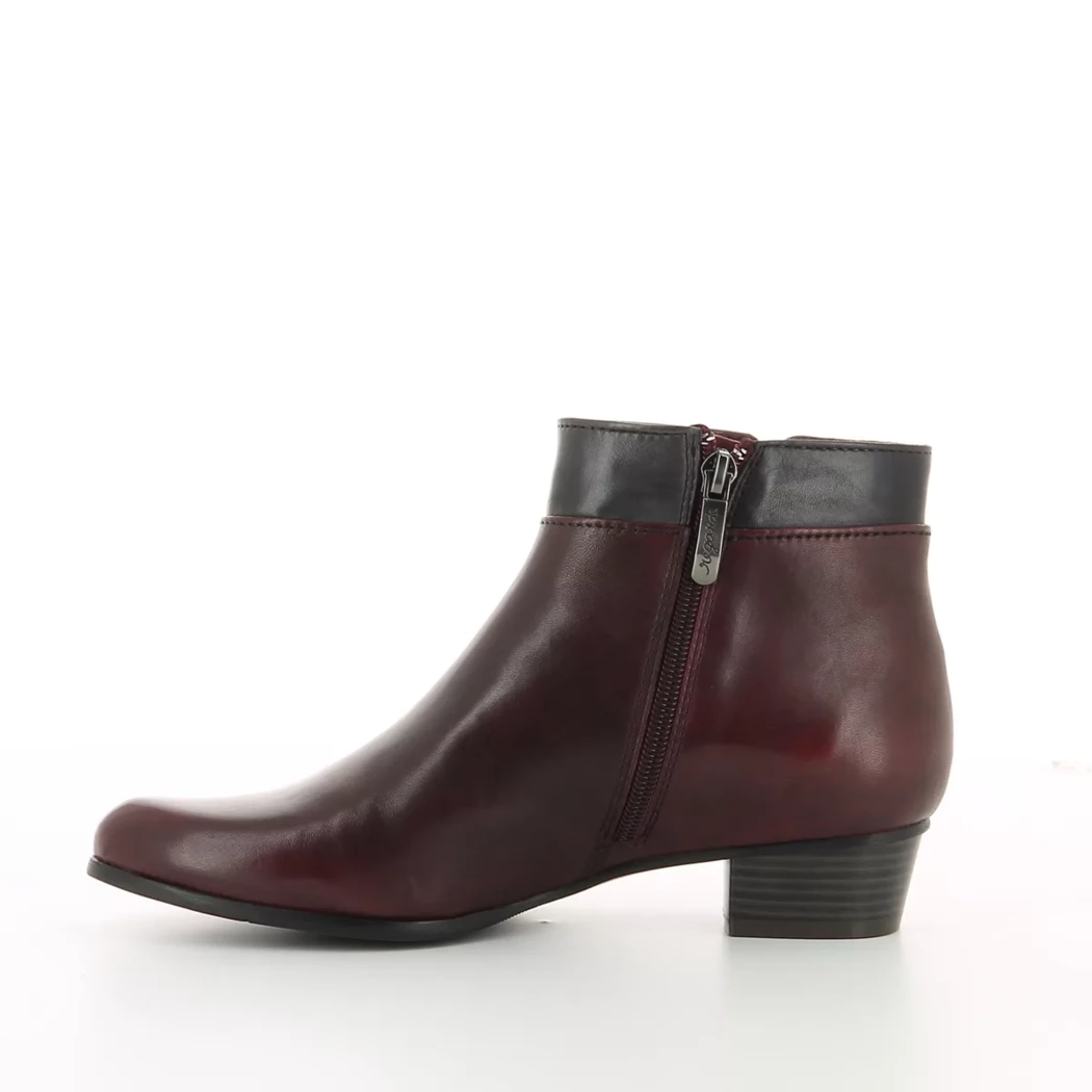 Image (4) de la chaussures Regarde le ciel - Boots Bordeaux en Cuir