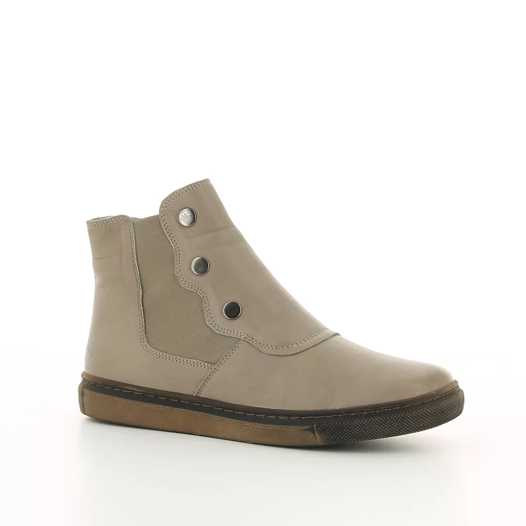 Image (1) de la chaussures Kok'oon - Boots Taupe en Cuir