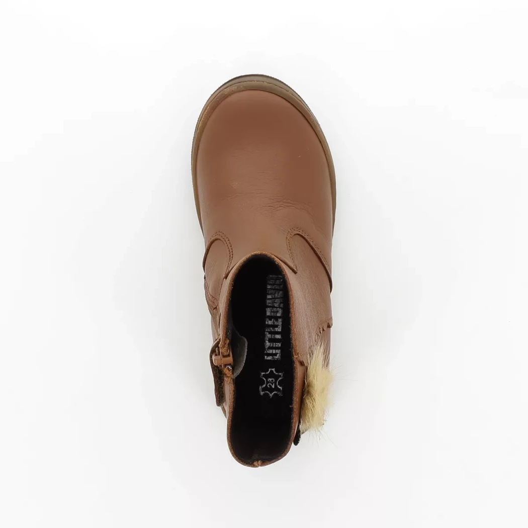 Image (6) de la chaussures Little David - Boots Cuir naturel / Cognac en Cuir