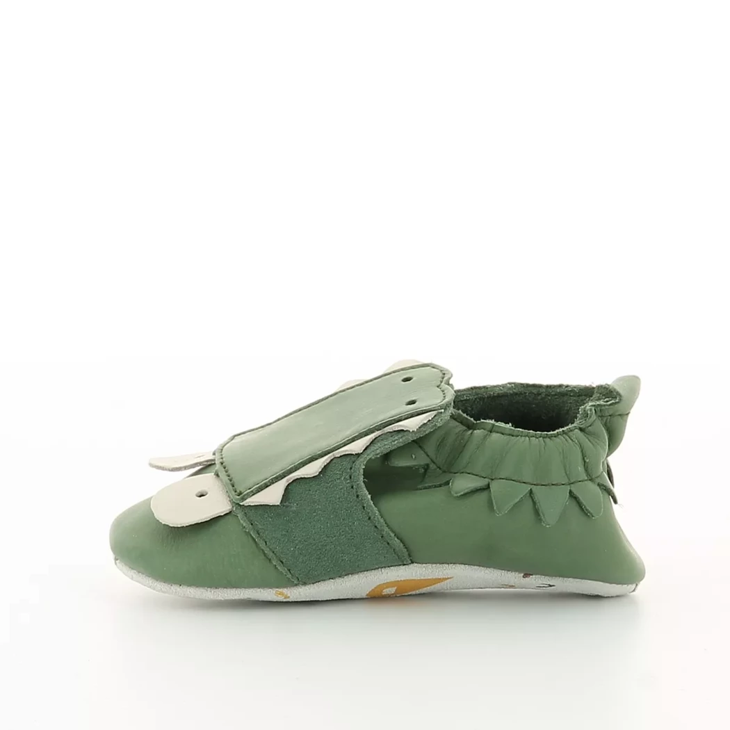 Image (4) de la chaussures Bobux - Chaussons bébé Vert en Cuir