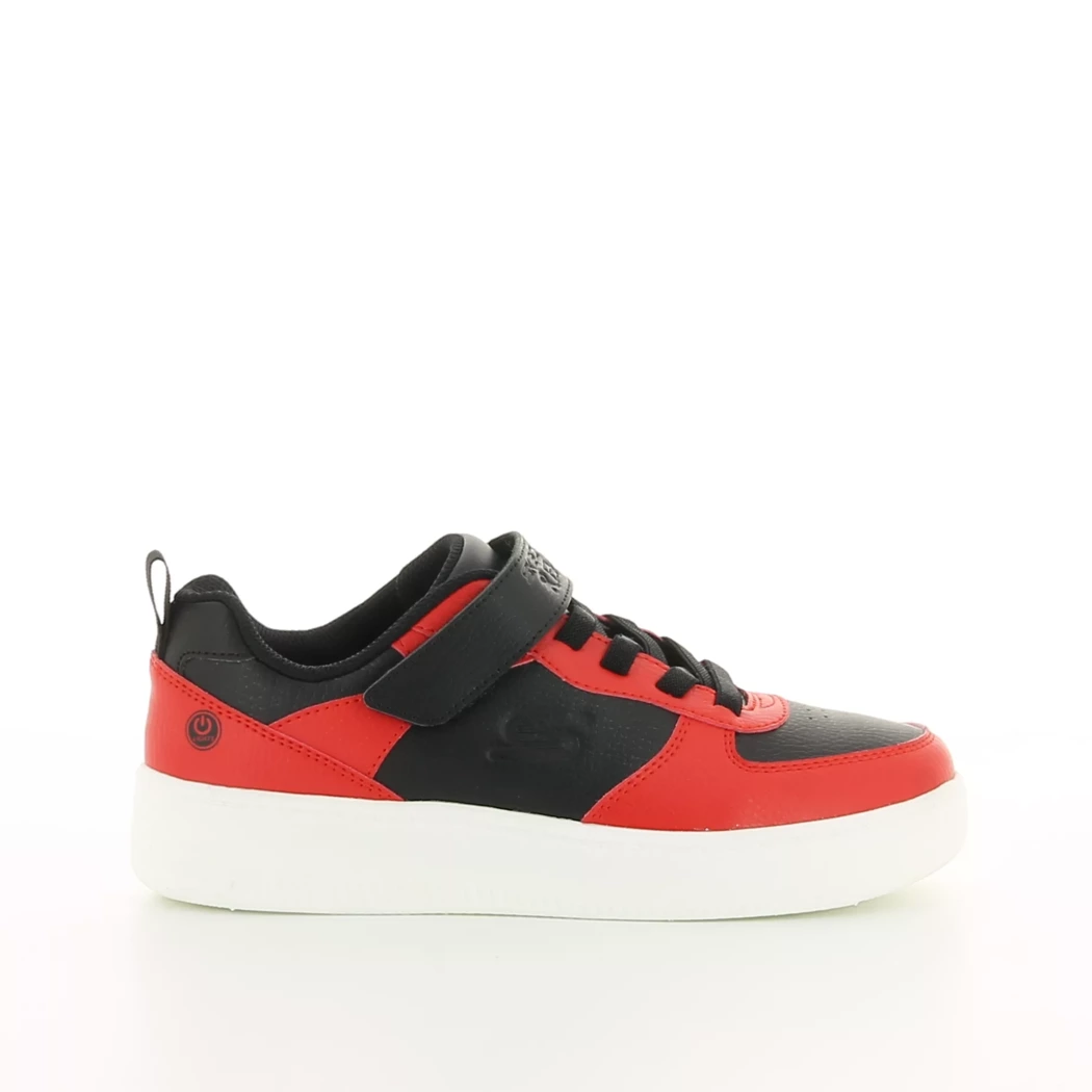 Image (2) de la chaussures Skechers - Baskets Rouge en Cuir synthétique