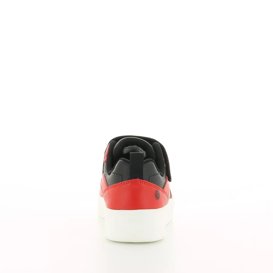 Image (3) de la chaussures Skechers - Baskets Rouge en Cuir synthétique