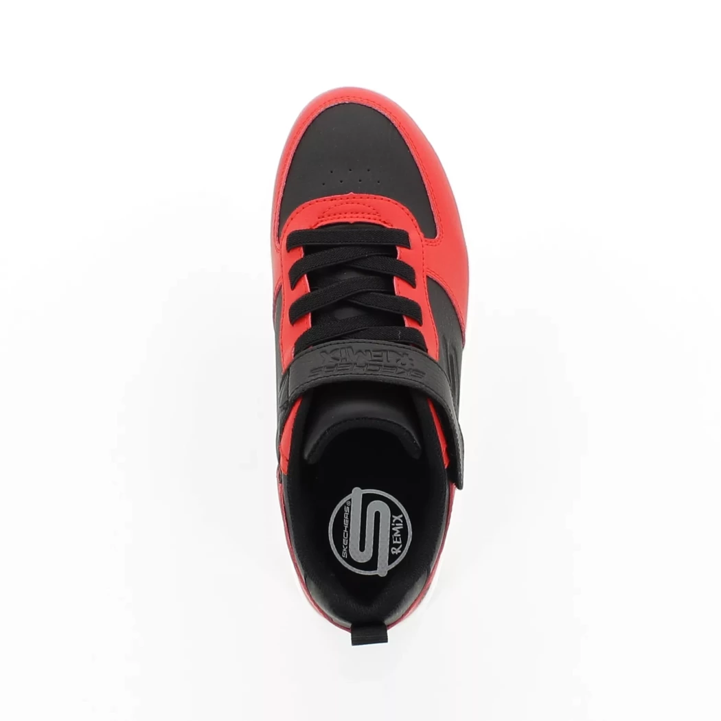 Image (6) de la chaussures Skechers - Baskets Rouge en Cuir synthétique