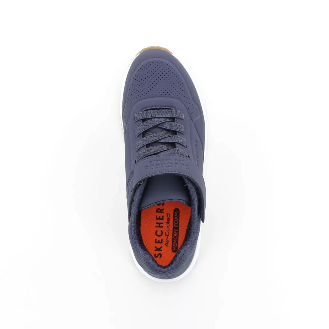 Image (6) de la chaussures Skechers - Baskets Bleu en Cuir synthétique