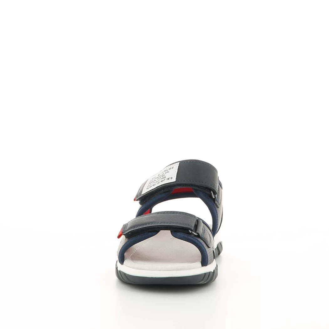 Image (5) de la chaussures Levi's - Sandales et Nu-Pieds Bleu en Cuir synthétique