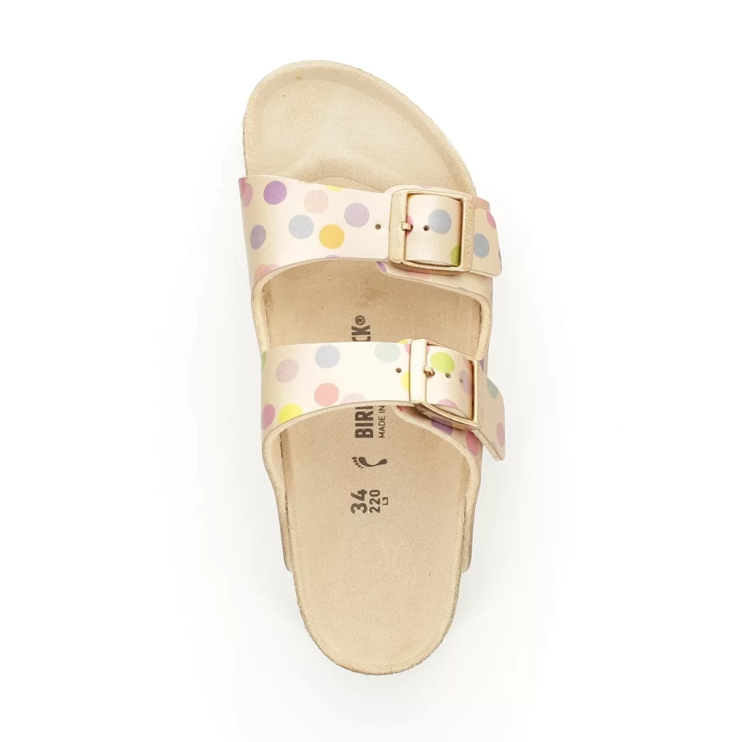 Image (6) de la chaussures Birkenstock - Mules et Sabots Rose en Cuir synthétique