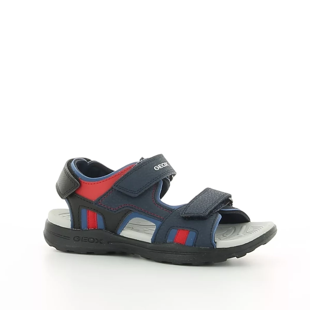 Image (1) de la chaussures Geox - Sandales et Nu-Pieds Bleu en Cuir nubuck