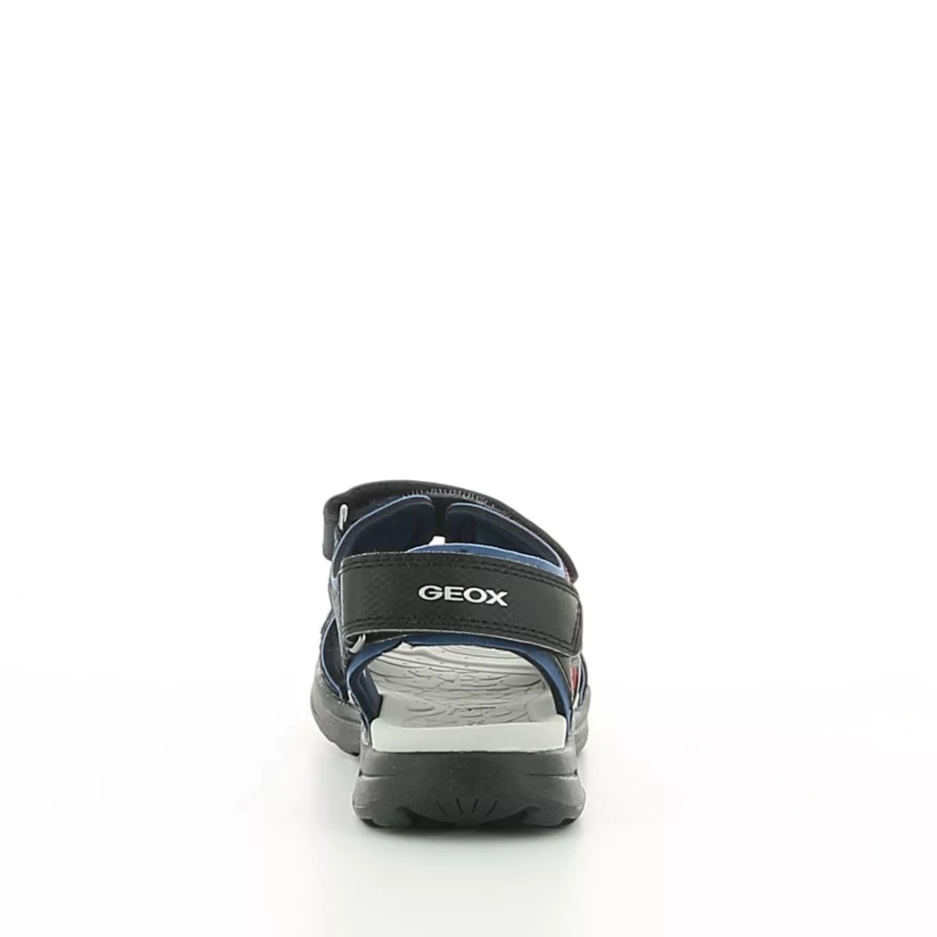 Image (3) de la chaussures Geox - Sandales et Nu-Pieds Bleu en Cuir nubuck