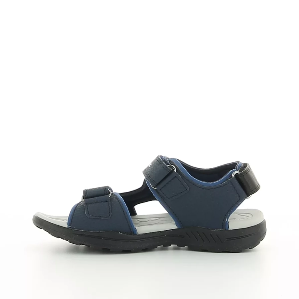 Image (4) de la chaussures Geox - Sandales et Nu-Pieds Bleu en Cuir nubuck