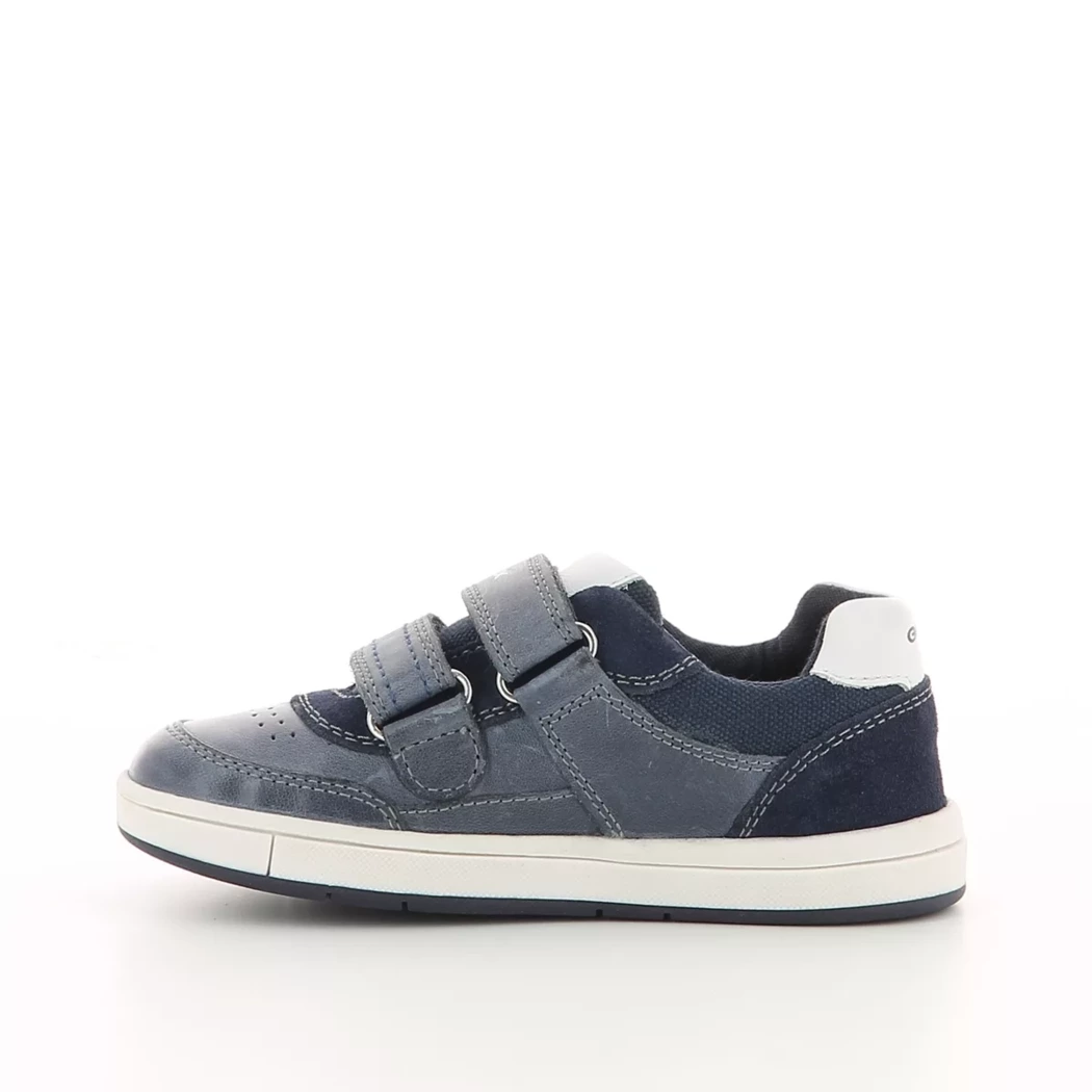 Image (4) de la chaussures Geox - Baskets Bleu en Cuir et textile Image (4) de la chaussures Geox - Baskets Bleu en Cuir et textile