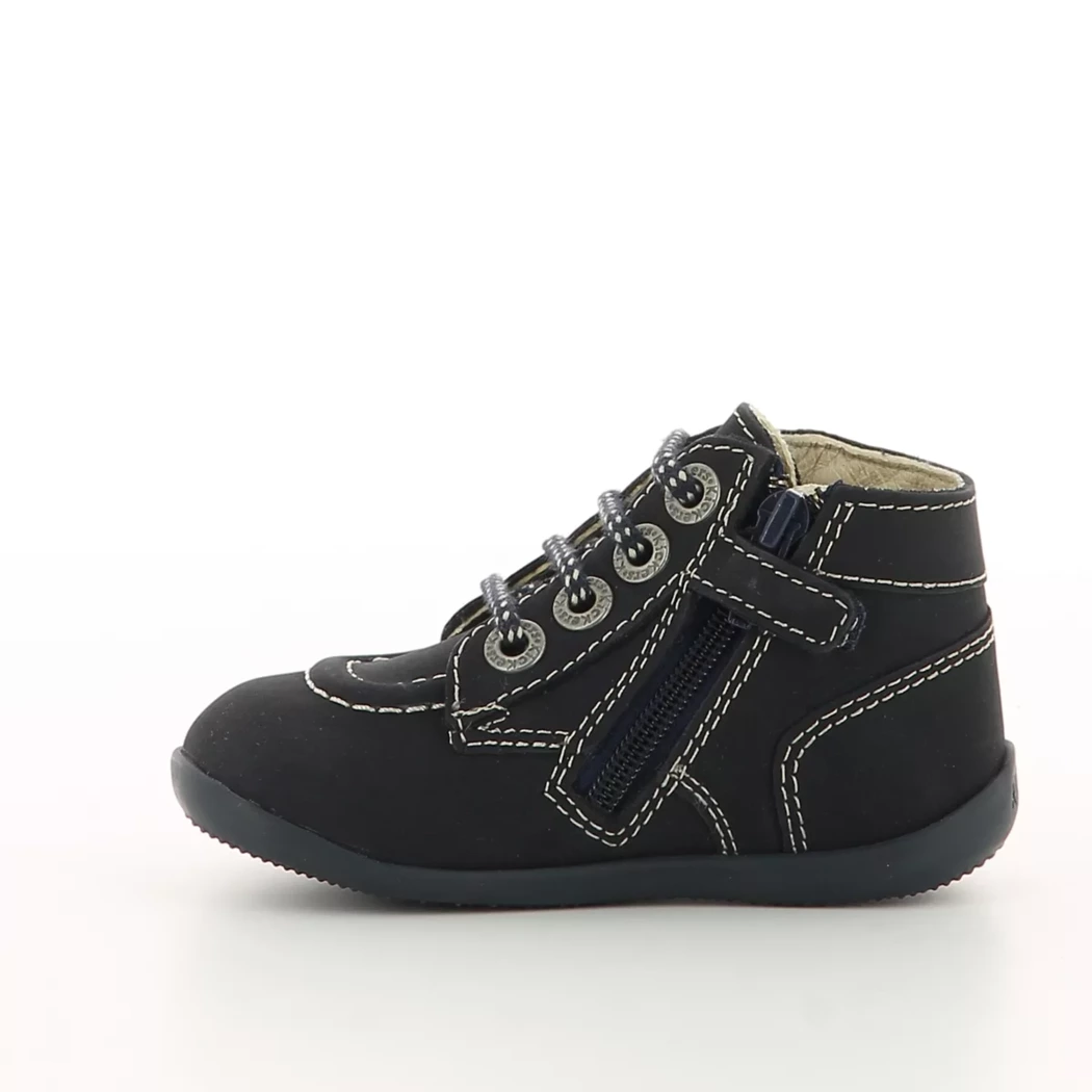 Image (4) de la chaussures Kickers - Bottines Bleu en Cuir nubuck