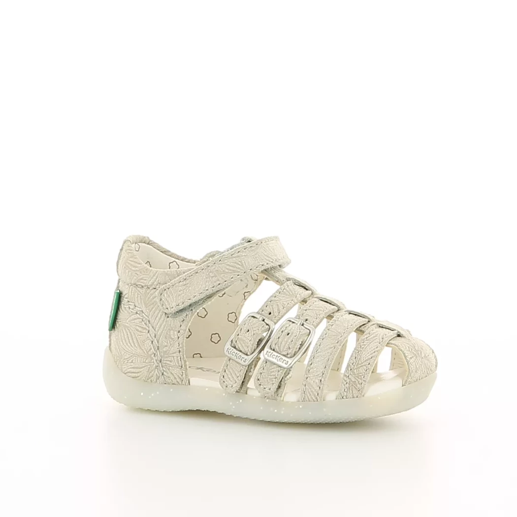 Image (1) de la chaussures Kickers - Sandales et Nu-Pieds Blanc en Cuir