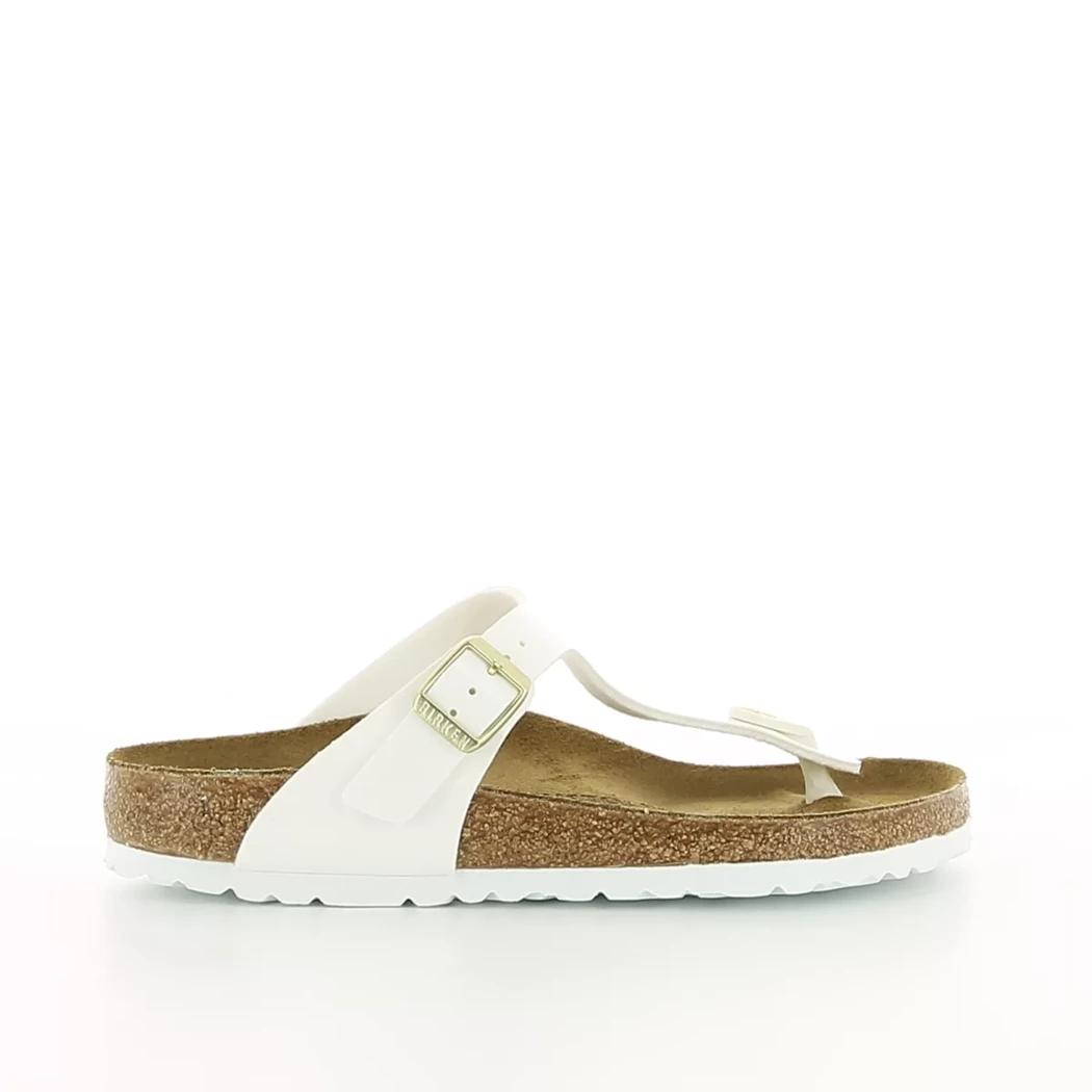 Image (2) de la chaussures Birkenstock - Mules et Sabots Blanc en Cuir synthétique