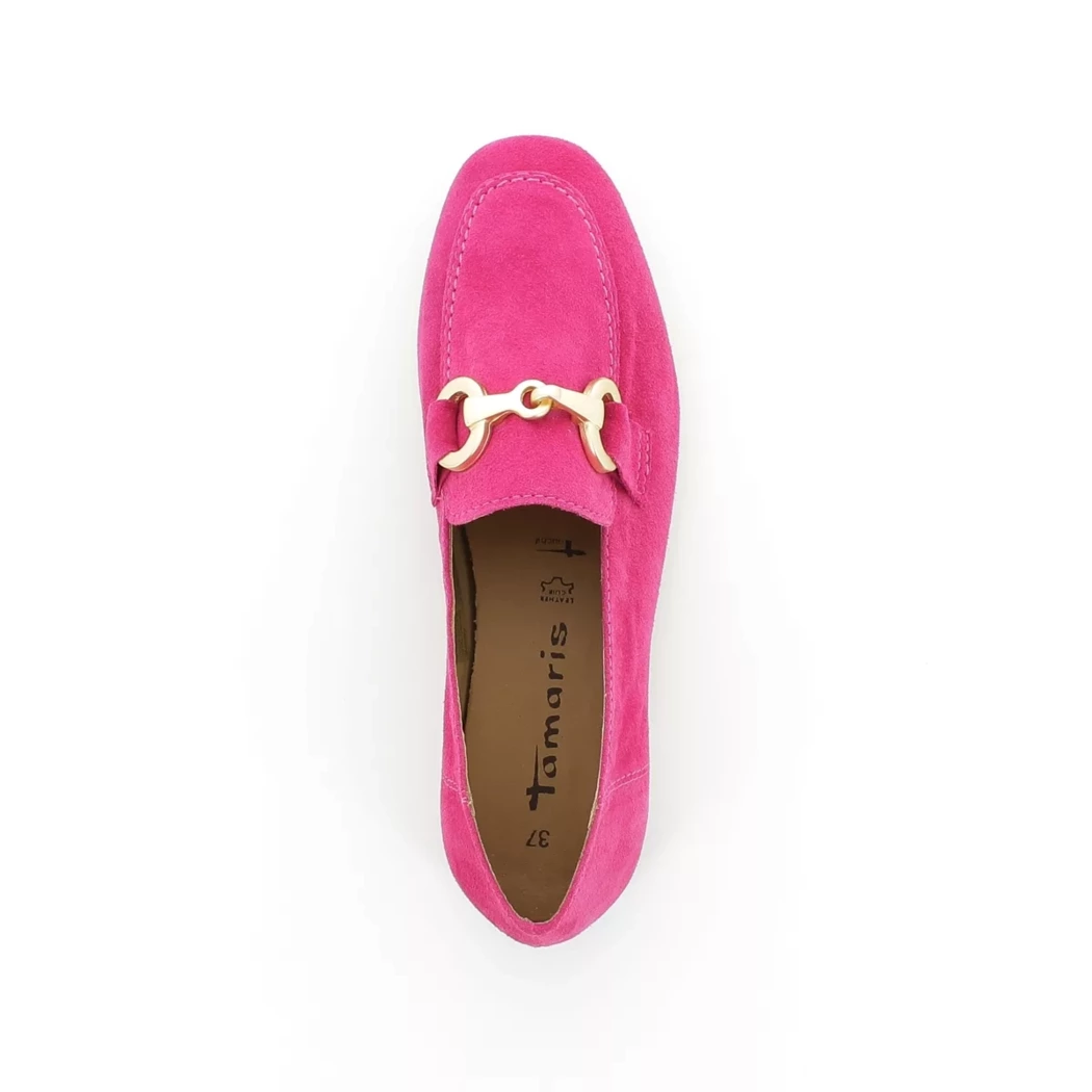 Image (6) de la chaussures Tamaris - Mocassins Rose en Cuir nubuck