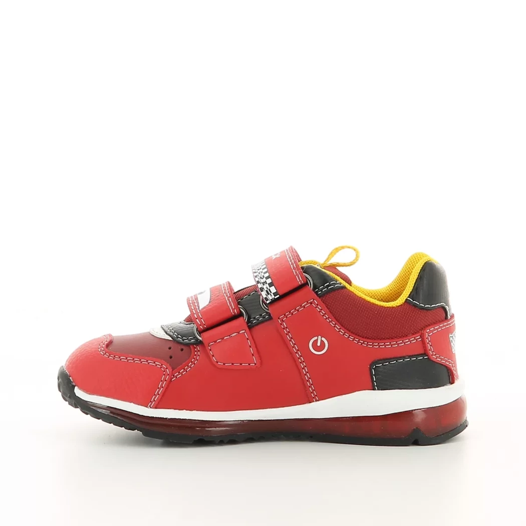 Image (4) de la chaussures Geox - Baskets Rouge en Cuir synthétique
