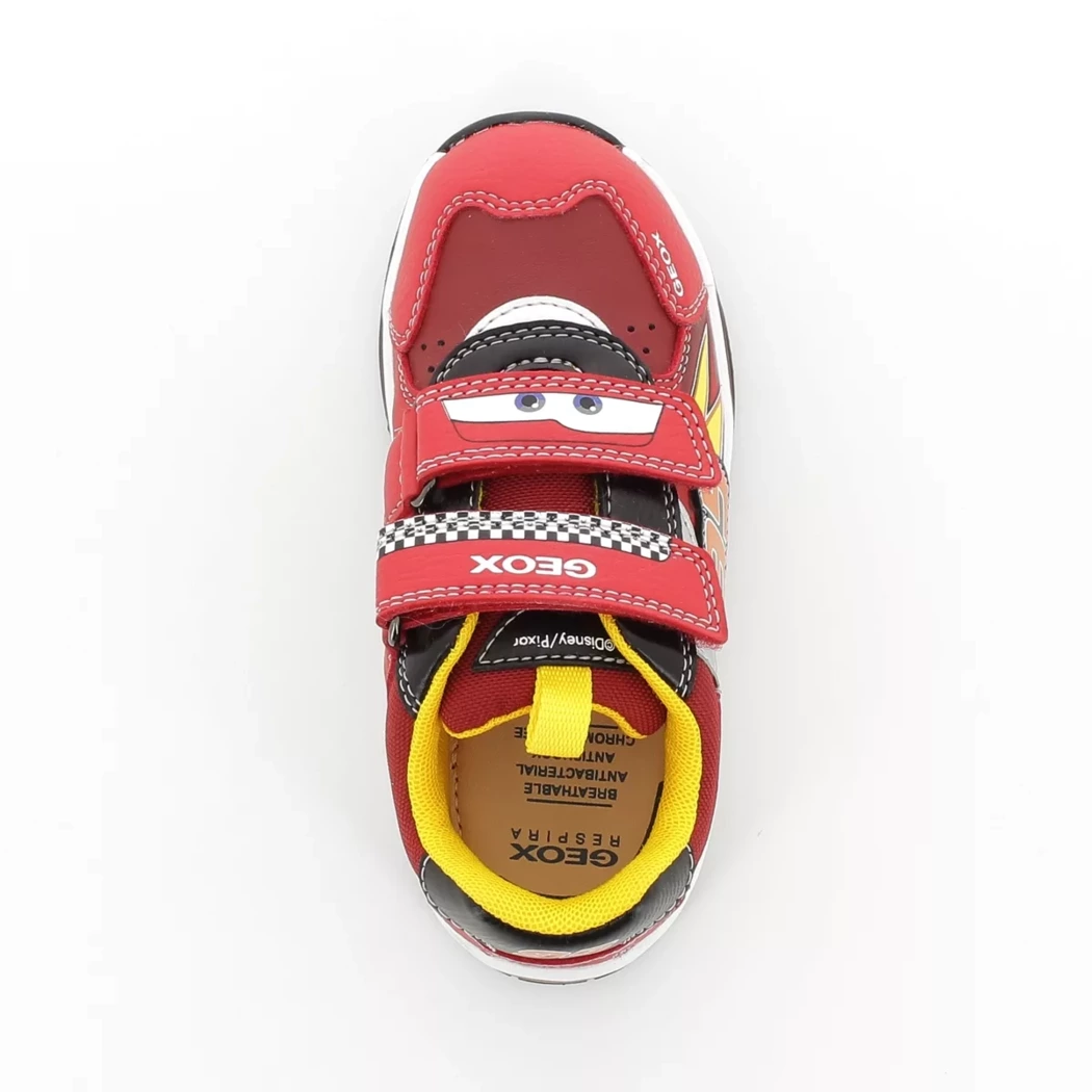 Image (6) de la chaussures Geox - Baskets Rouge en Cuir synthétique