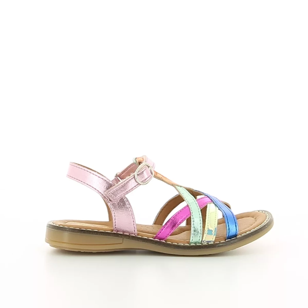 Image (2) de la chaussures Little David - Sandales et Nu-Pieds Multicolore en Cuir