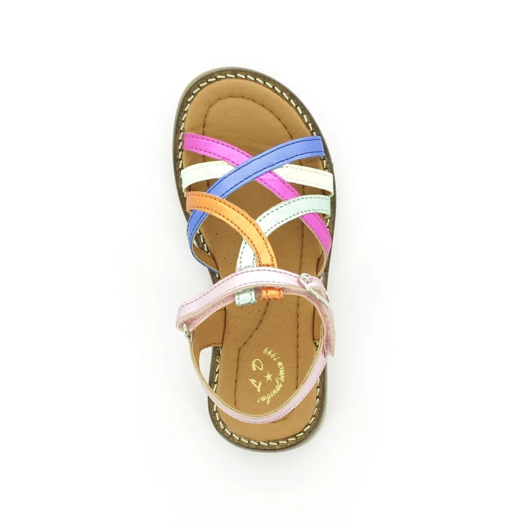 Image (6) de la chaussures Little David - Sandales et Nu-Pieds Multicolore en Cuir