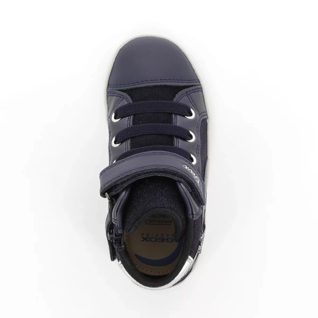 Image (6) de la chaussures Geox - Bottines Bleu en Cuir synthétique