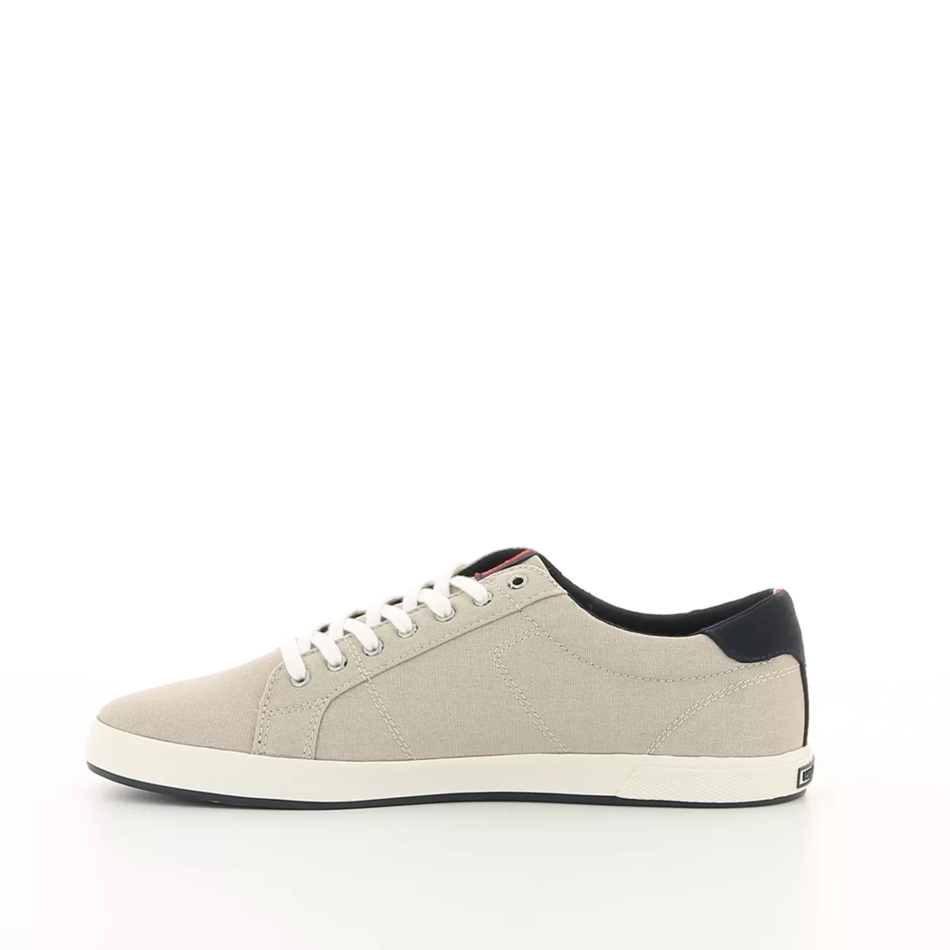 Image (4) de la chaussures Tommy Hilfiger - Baskets Beige en Textile