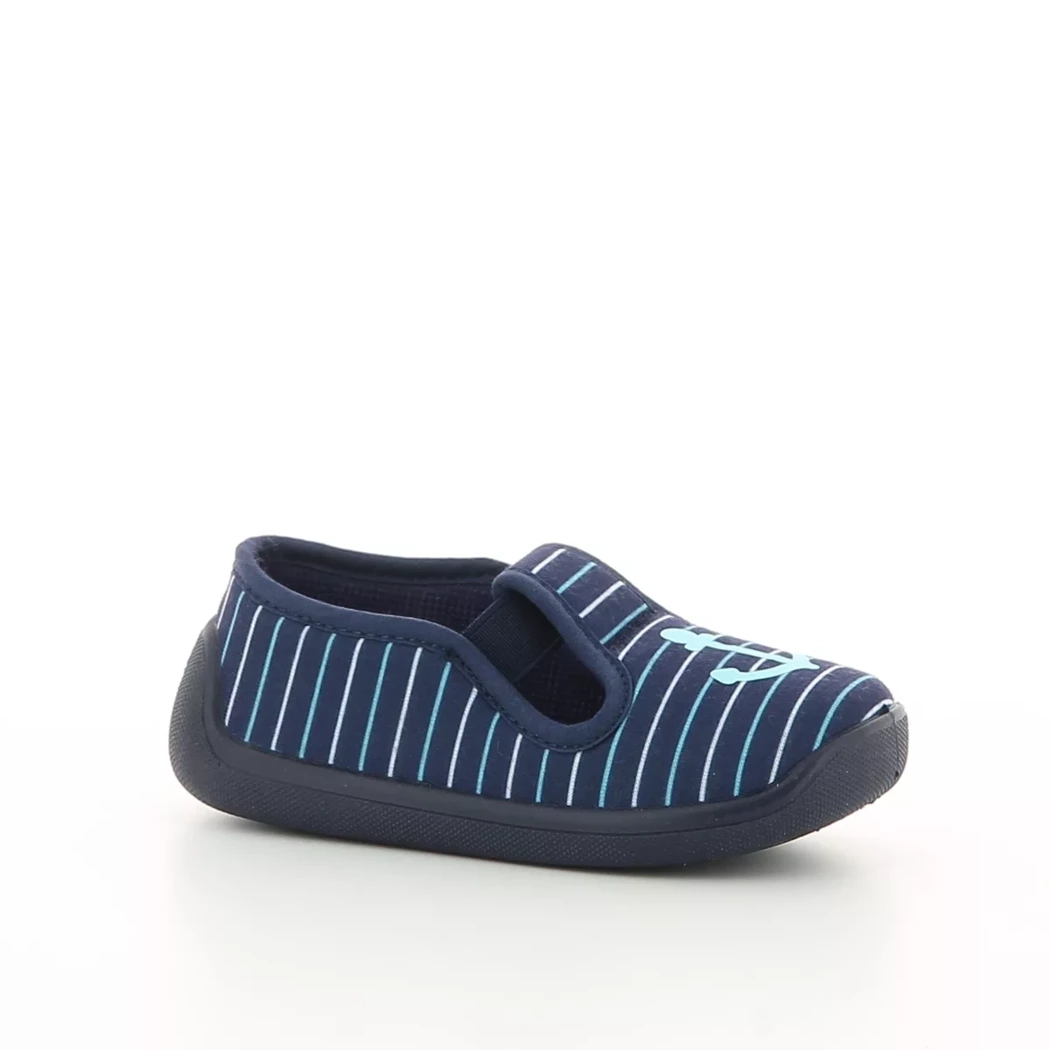 Image (1) de la chaussures Bossi - Pantoufles et Chaussons Bleu en Textile