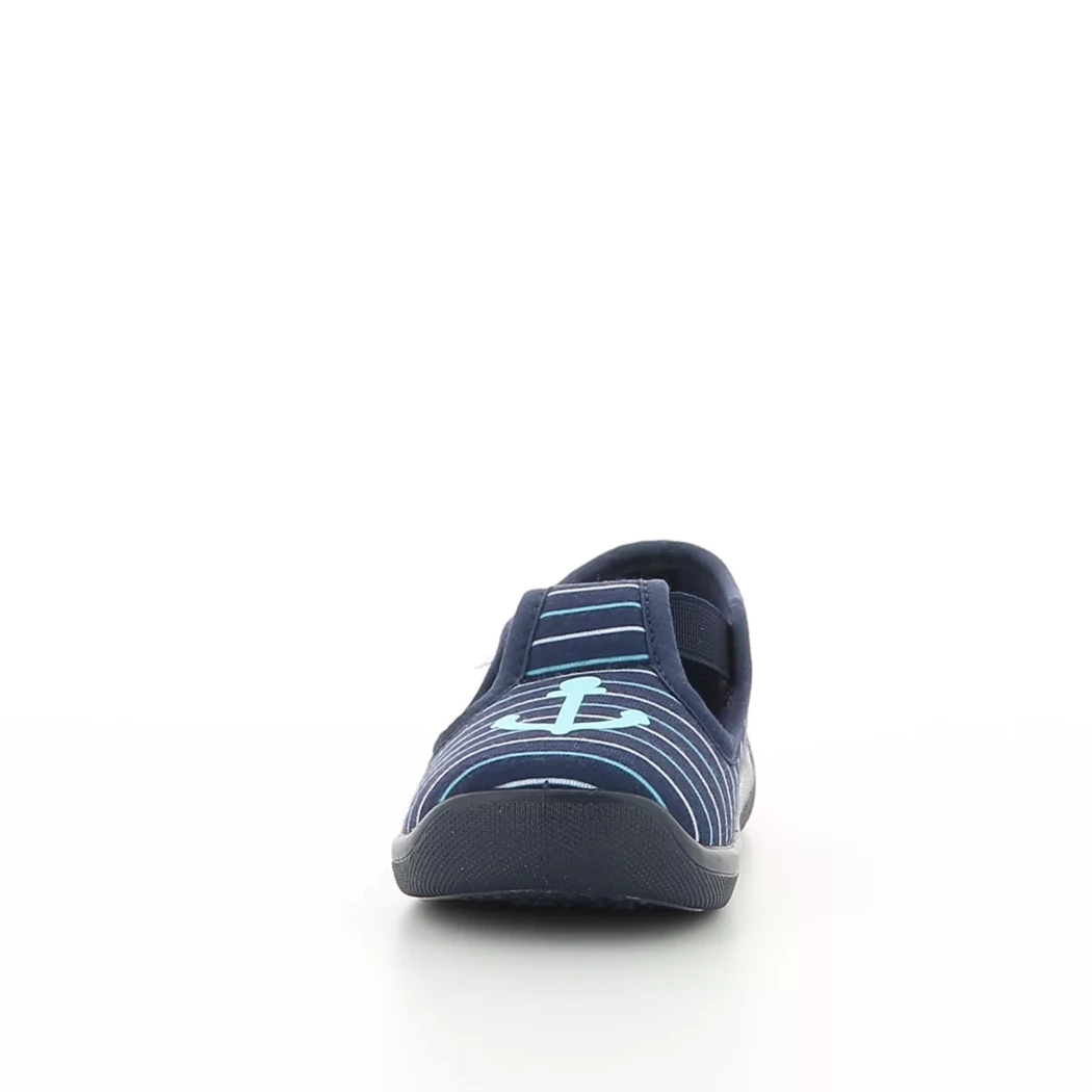 Image (5) de la chaussures Bossi - Pantoufles et Chaussons Bleu en Textile