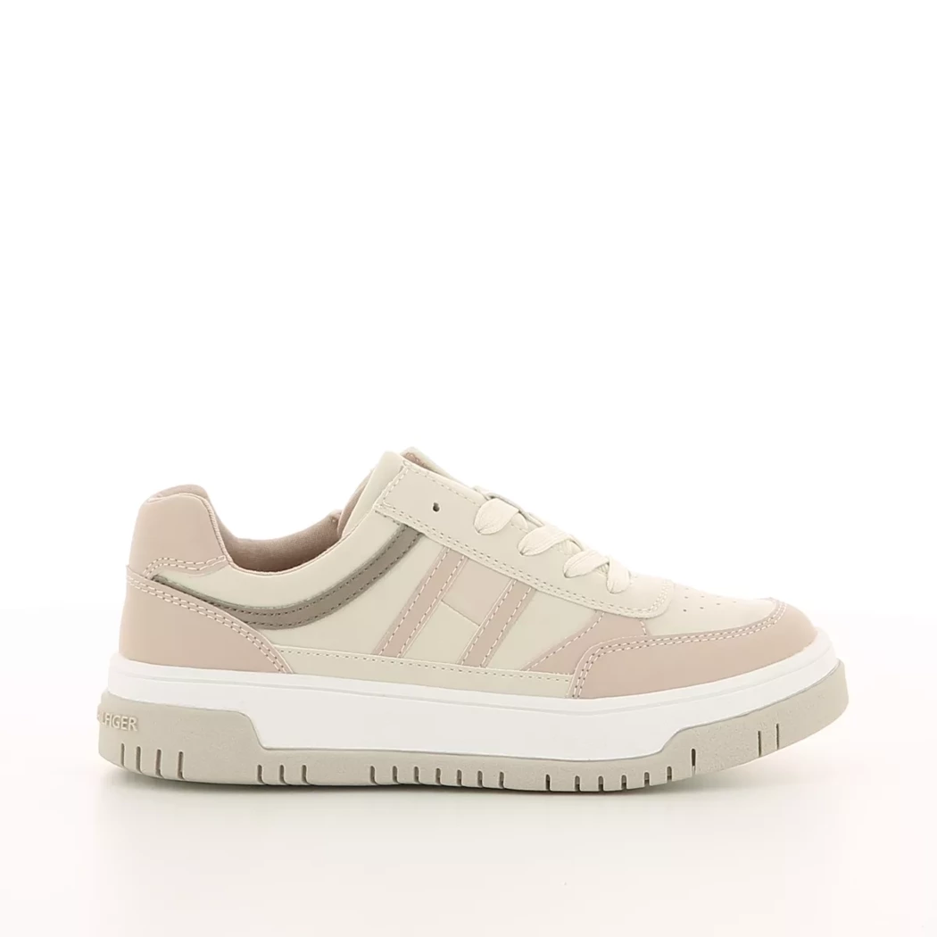 Image (2) de la chaussures Tommy Hilfiger - Baskets Beige en Cuir synthétique Image (2) de la chaussures Tommy Hilfiger - Baskets Beige en Cuir synthétique