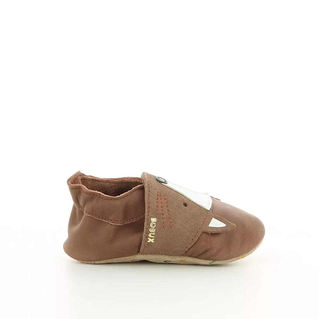 Image (2) de la chaussures Bobux - Chaussons bébé Marron en Cuir