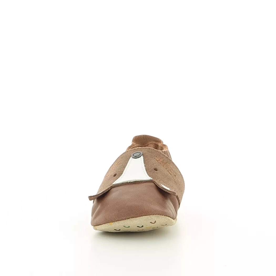 Image (5) de la chaussures Bobux - Chaussons bébé Marron en Cuir