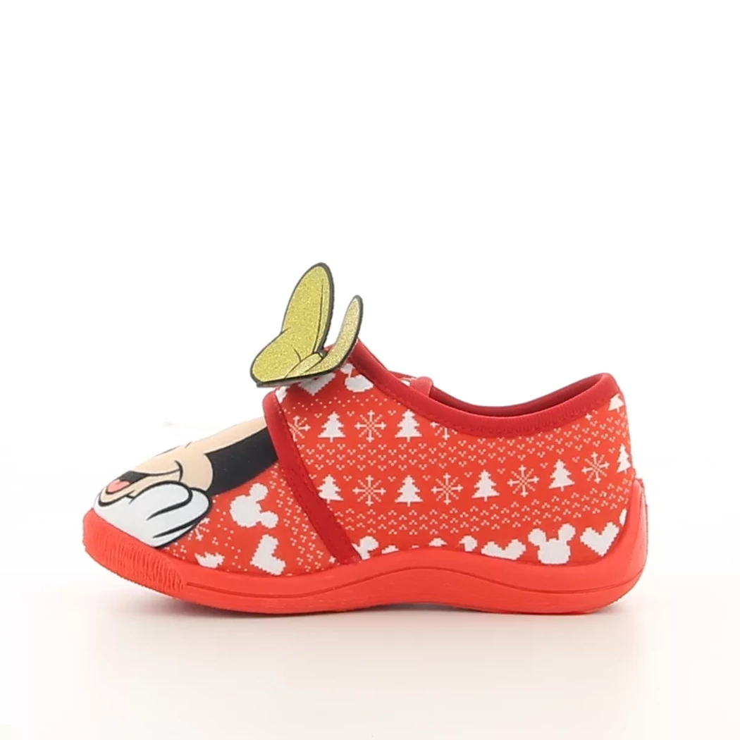 Image (4) de la chaussures Leomil - Pantoufles et Chaussons Rouge en Textile