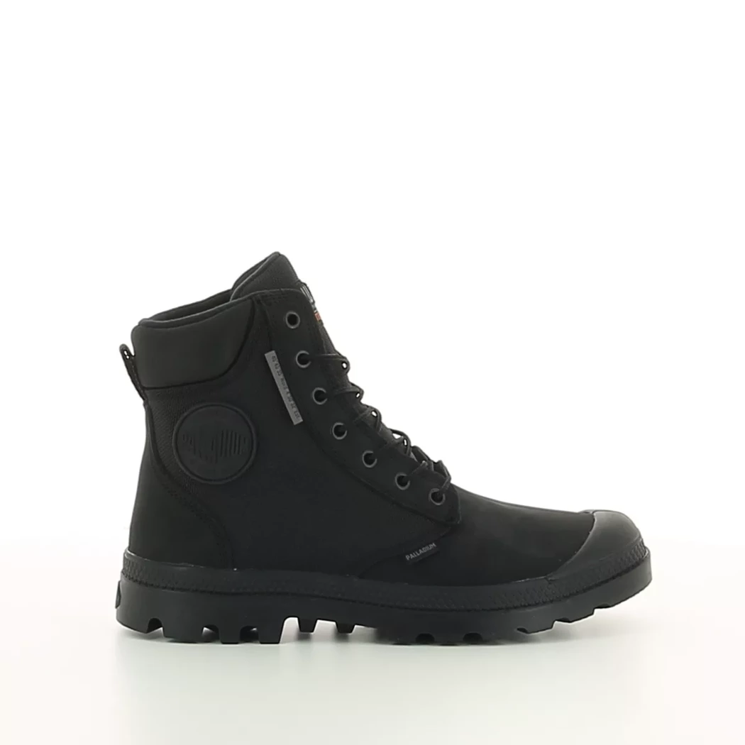 Image (2) de la chaussures Palladium - Bottines Noir en Cuir nubuck Image (2) de la chaussures Palladium - Bottines Noir en Cuir nubuck