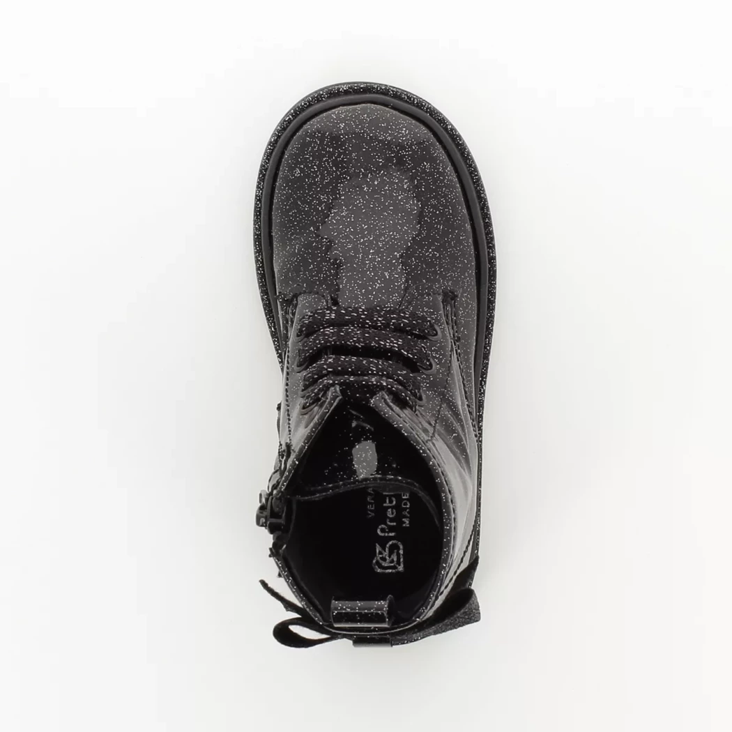 Image (6) de la chaussures Pretty Shoes - Bottines Noir en Cuir vernis