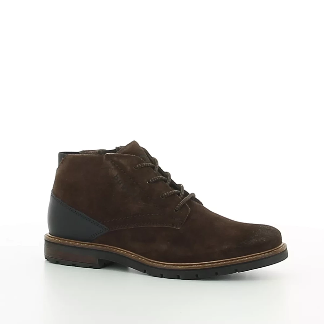 Image (1) de la chaussures Bugatti - Bottines Marron en Cuir nubuck