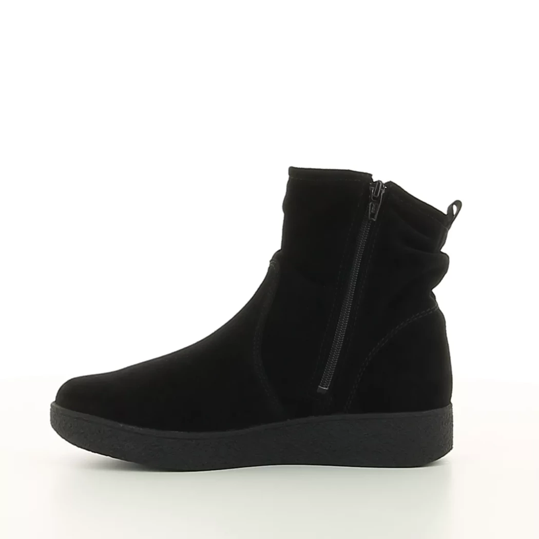 Image (4) de la chaussures Sens - Boots Noir en Cuir nubuck