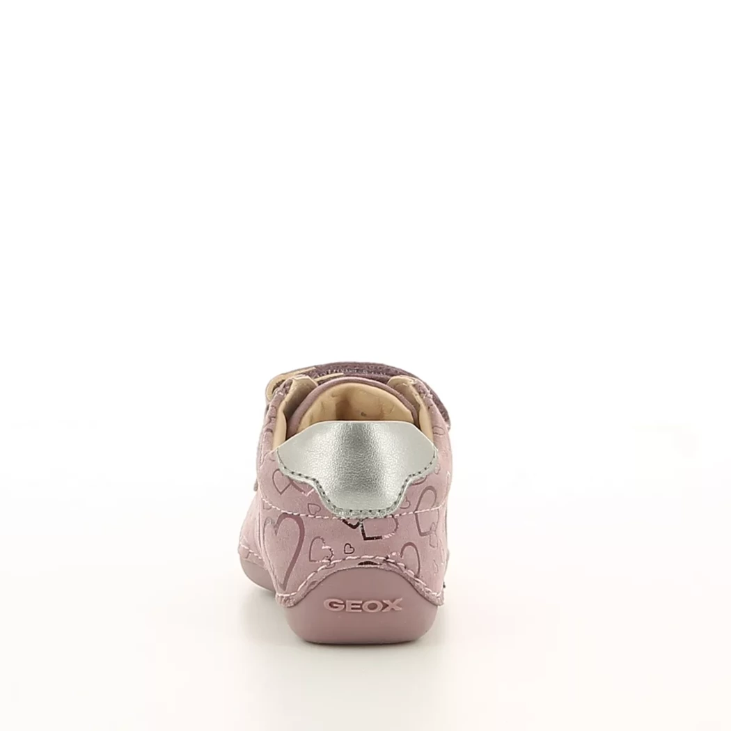 Image (3) de la chaussures Geox - Bottines Rose en Cuir nubuck