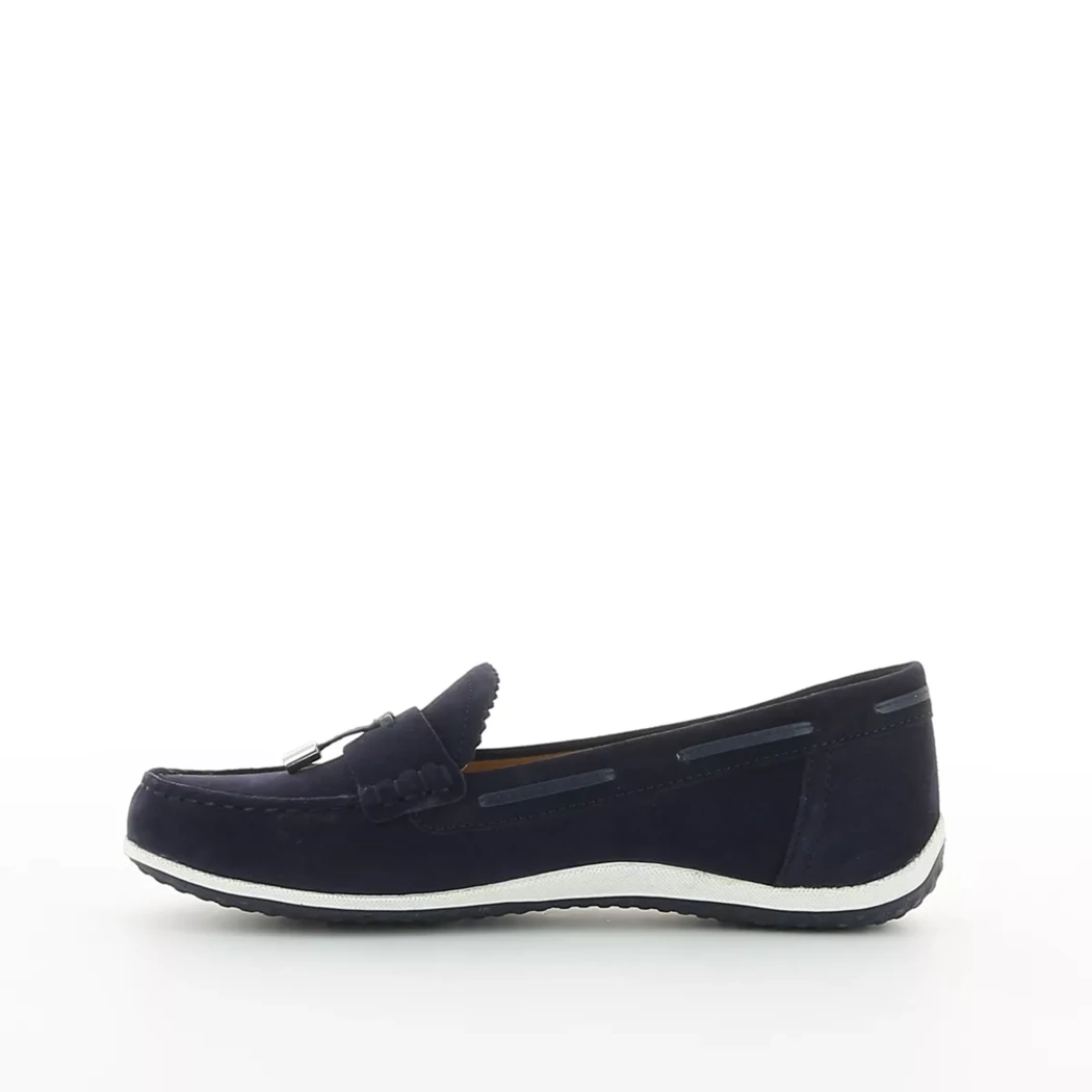Image (4) de la chaussures Geox - Mocassins Bleu en Cuir nubuck