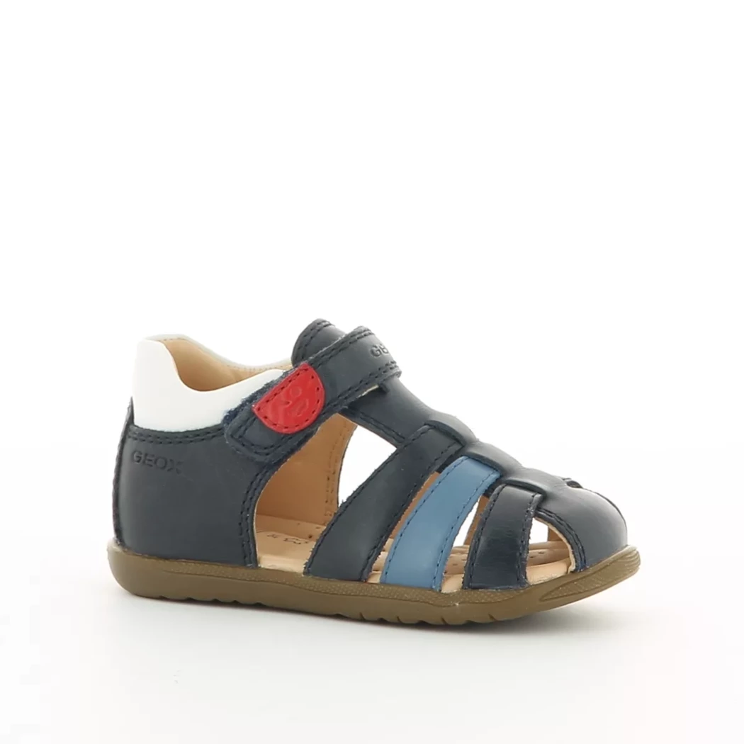 Image (1) de la chaussures Geox - Sandales et Nu-Pieds Bleu en Cuir