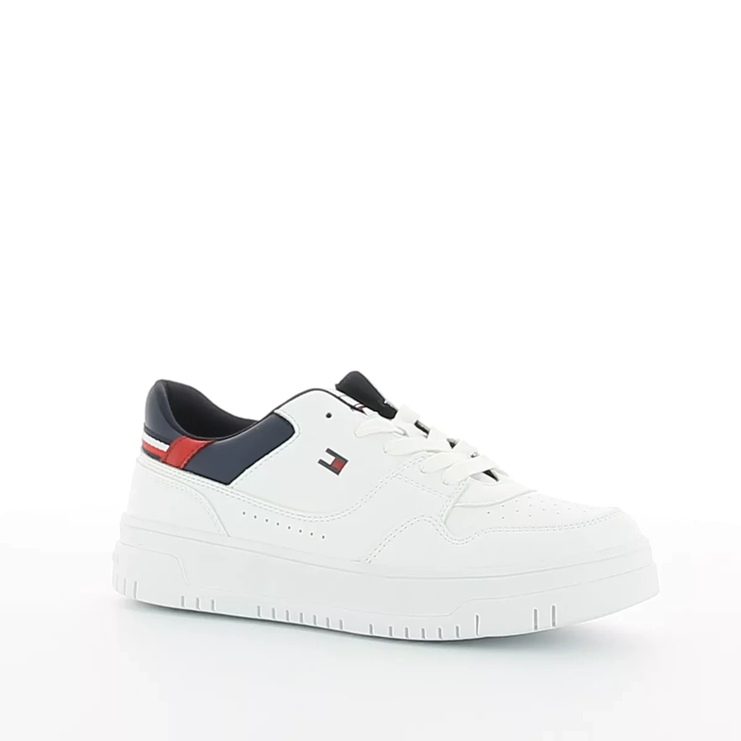 Image (1) de la chaussures Tommy Hilfiger - Baskets Blanc en Cuir synthétique