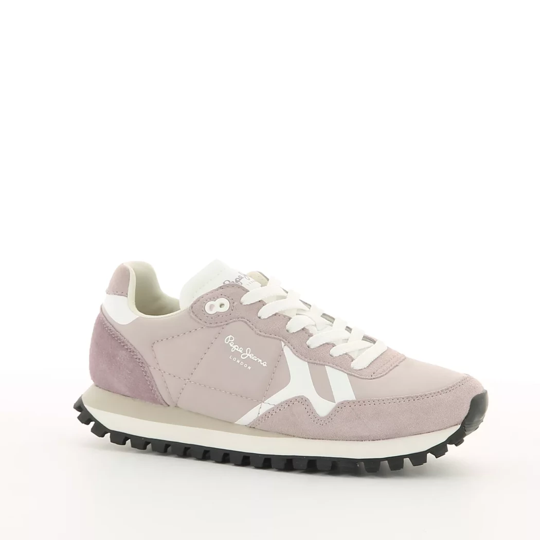 Image (1) de la chaussures Pepe Jeans - Baskets Violet / Lilas en Cuir nubuck