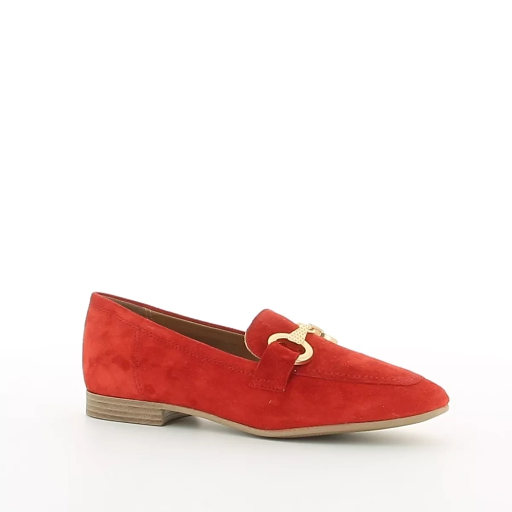 Image (1) de la chaussures Tamaris - Mocassins Rouge en Cuir nubuck