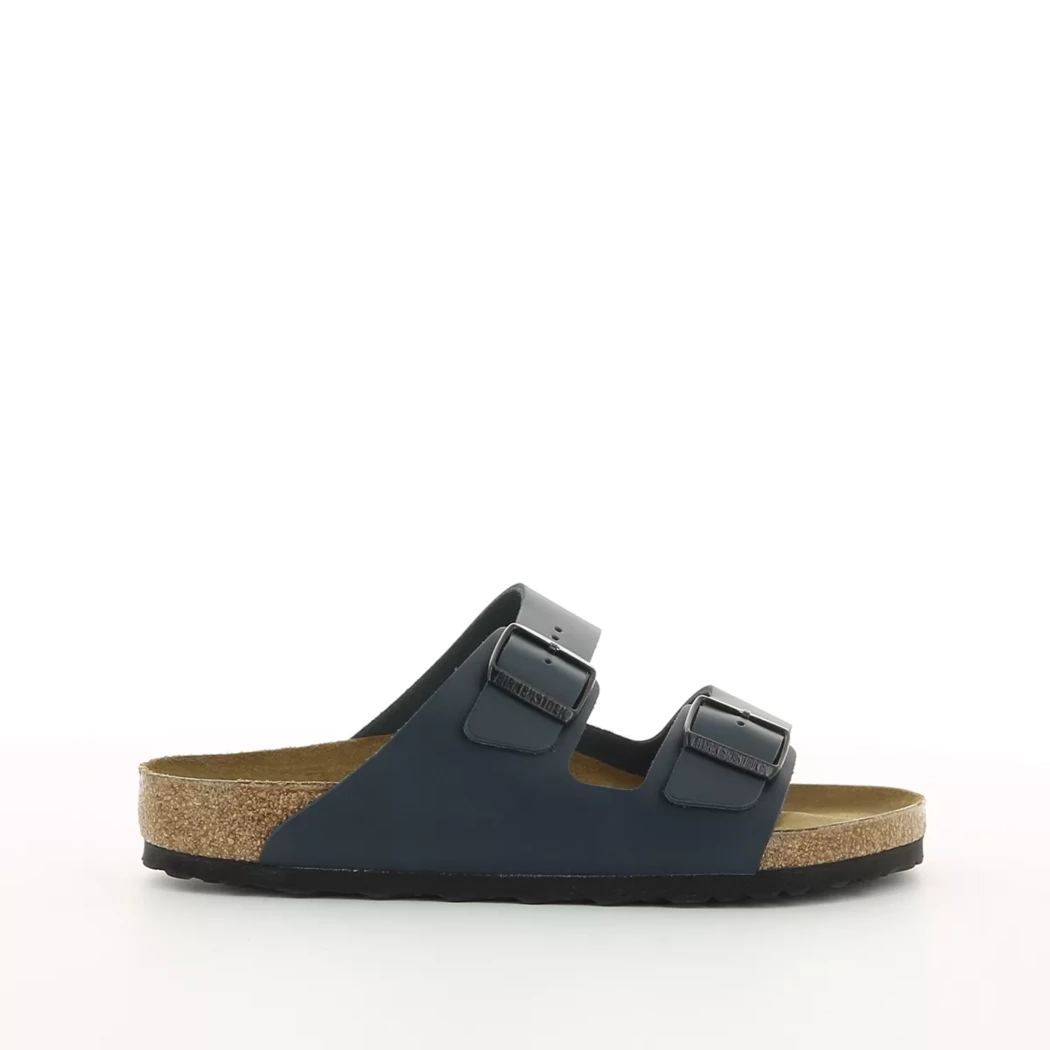 Image (2) de la chaussures Birkenstock - Mules et Sabots Bleu en Cuir synthétique