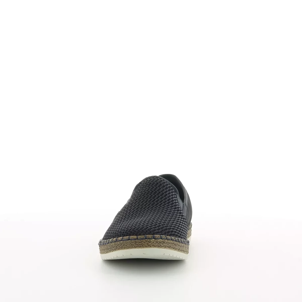 Image (5) de la chaussures Rieker - Espadrilles Bleu en Textile