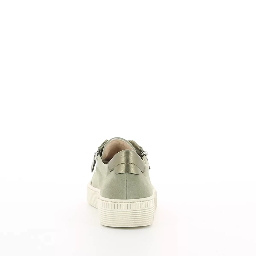 Image (3) de la chaussures Gabor - Baskets Vert en Cuir nubuck