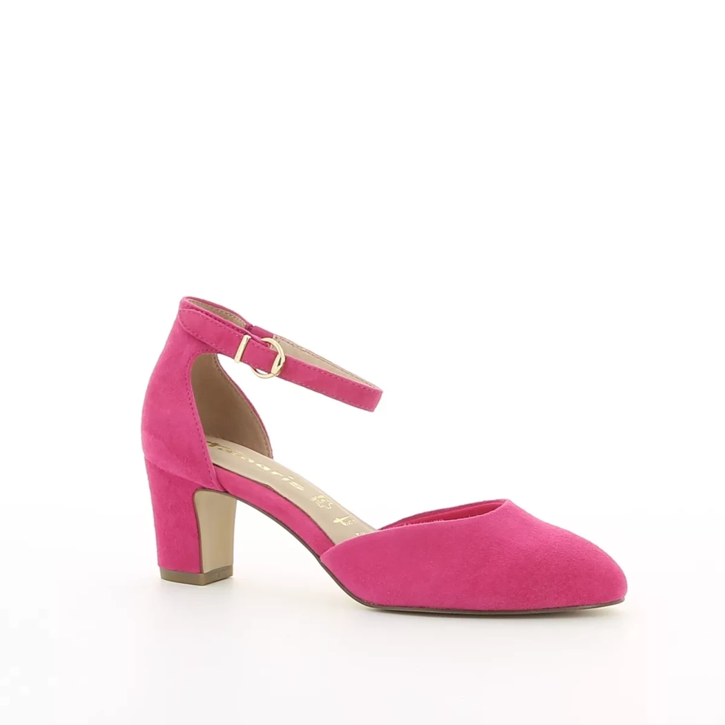 Image (1) de la chaussures Tamaris - Escarpins Rose en Cuir nubuck