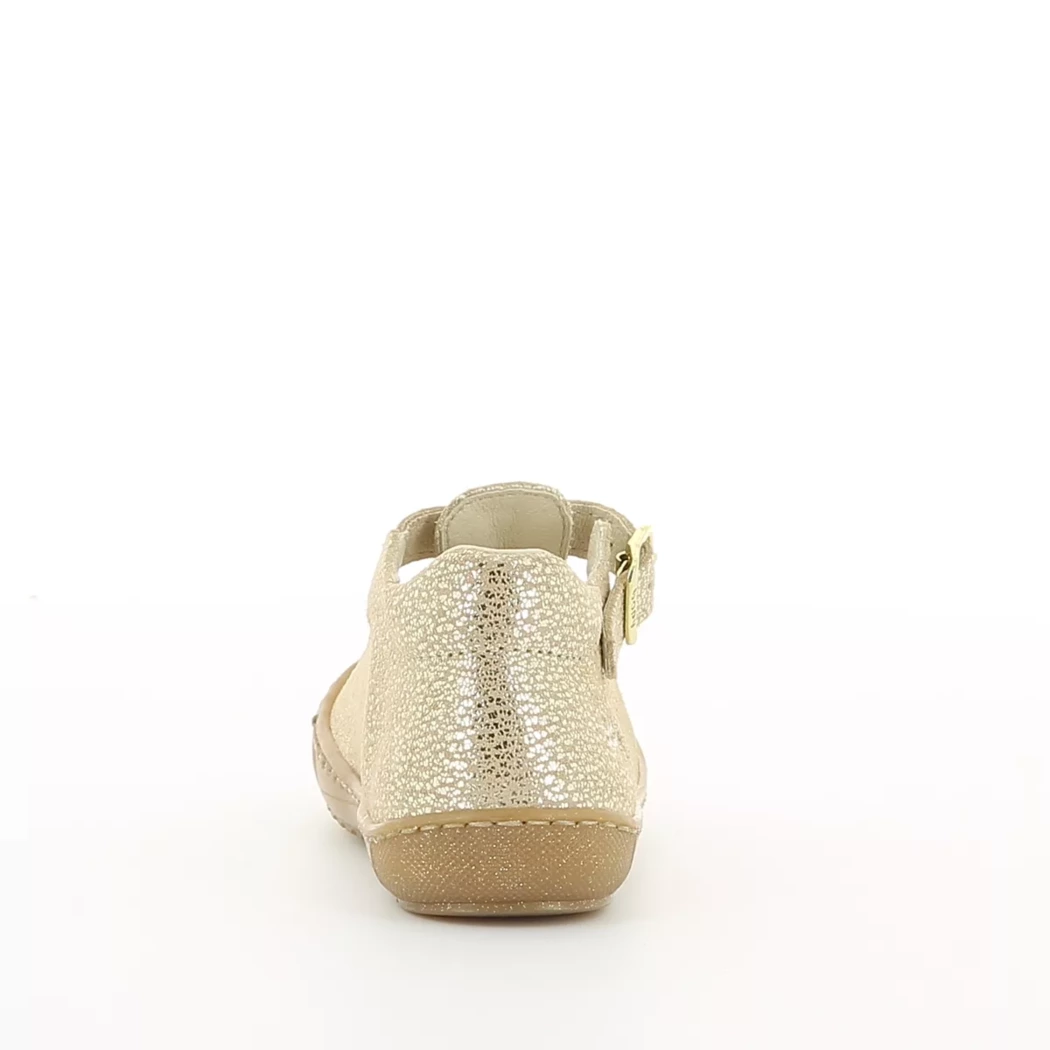 Image (3) de la chaussures Bopy - Bottines ouvertes Or / Bronze / Platine en Cuir nubuck