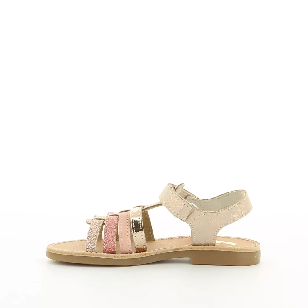 Image (4) de la chaussures Bopy - Sandales et Nu-Pieds Rose en Cuir