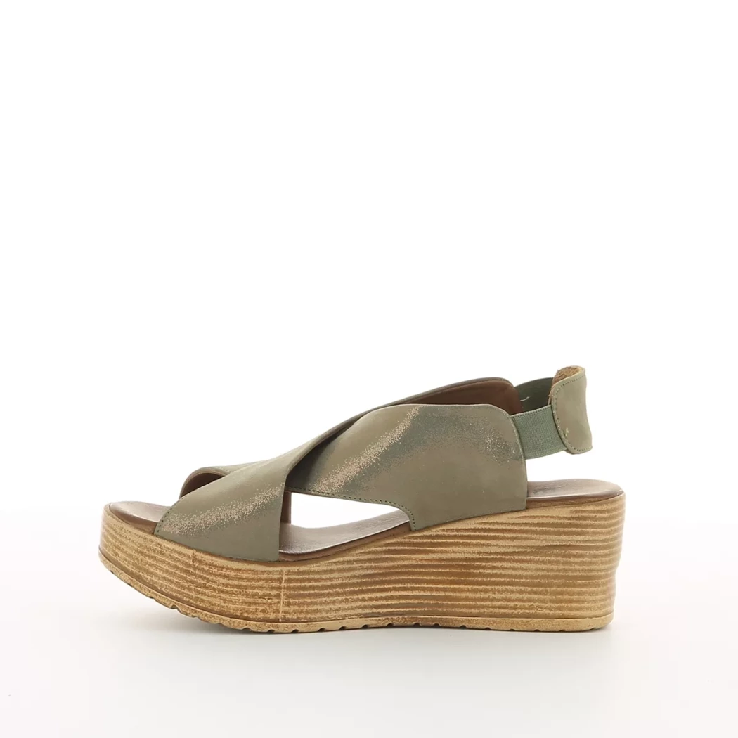 Image (4) de la chaussures Bueno - Sandales et Nu-Pieds Vert en Cuir nubuck Image (4) de la chaussures Bueno - Sandales et Nu-Pieds Vert en Cuir nubuck