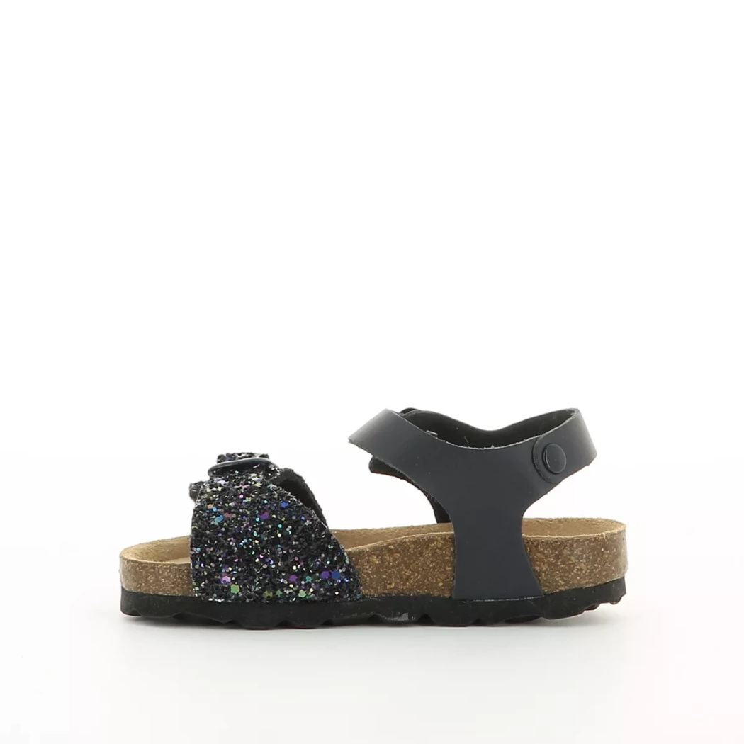 Image (4) de la chaussures Bio Divina - Sandales et Nu-Pieds Bleu en Cuir synthétique