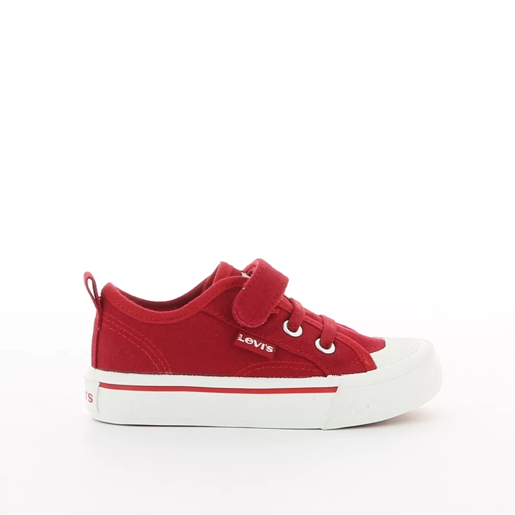 Image (2) de la chaussures Levi's - Baskets Rouge en Textile